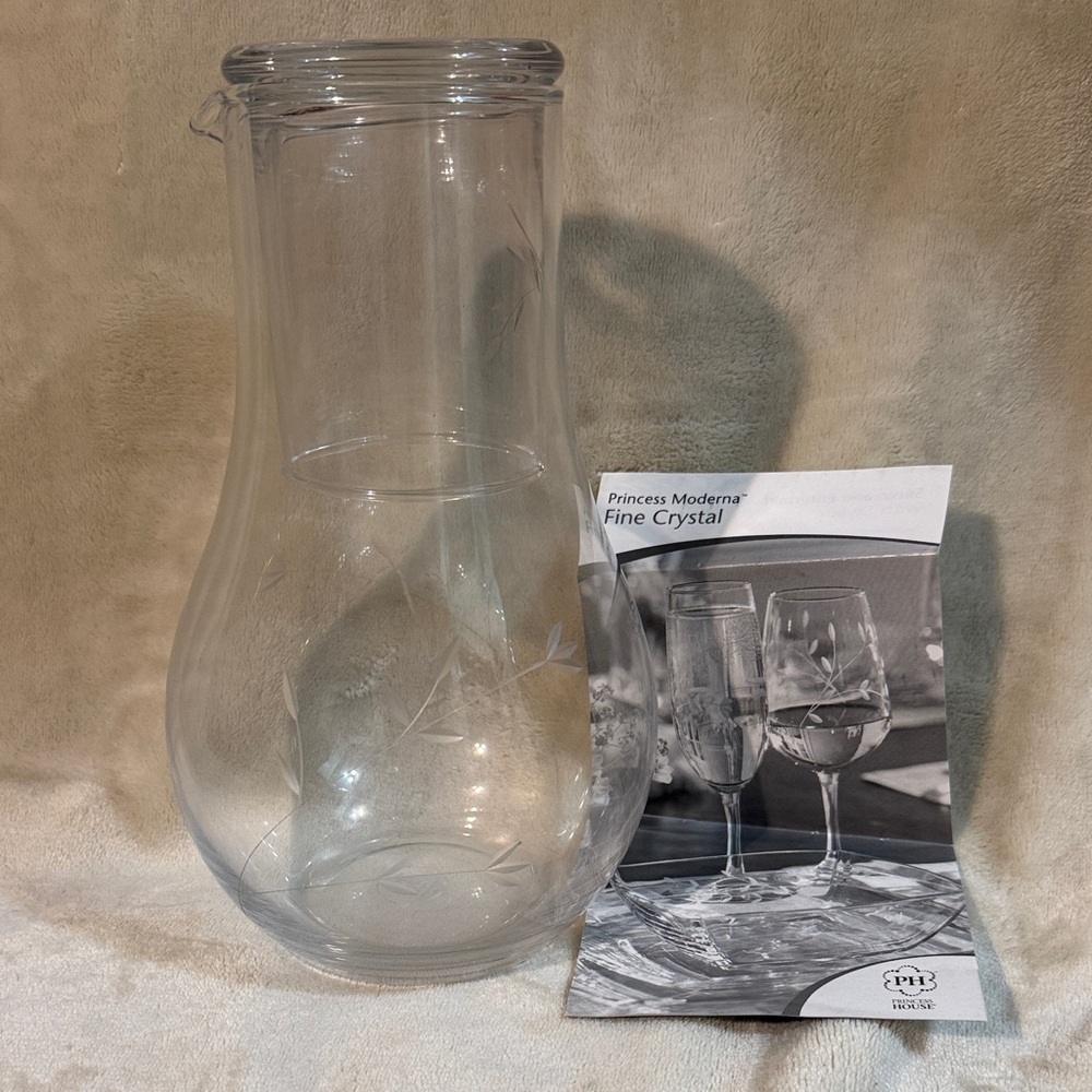 Princess House Brand New Glass Pitcher